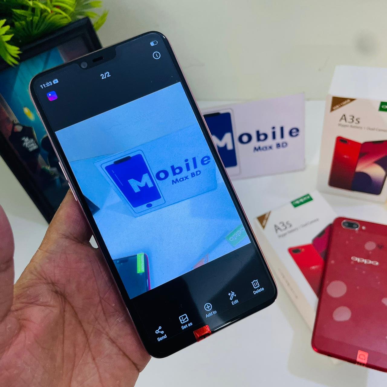 Oppo A3s.....6/128 gb.....6500 tk - Image 5